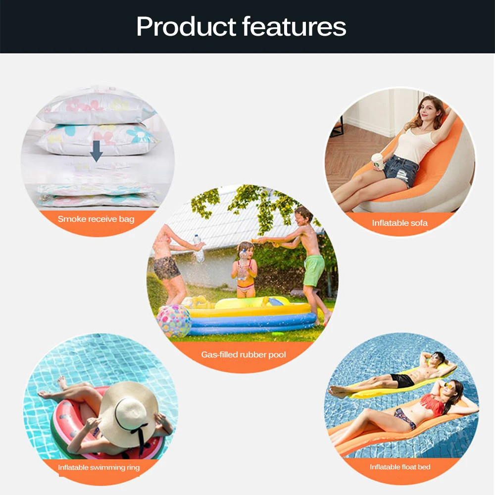 Portable 5V Electric Air Pump USB Inflating Deflating Compressor for Inflatable Air Mattress Cushion Bed Boat Swimming Ring
Portable 5V Electric Air Pump USB Inflating Deflating Compressor for Inflatable Air Mattress Cushion Bed Boat Swimming Ring