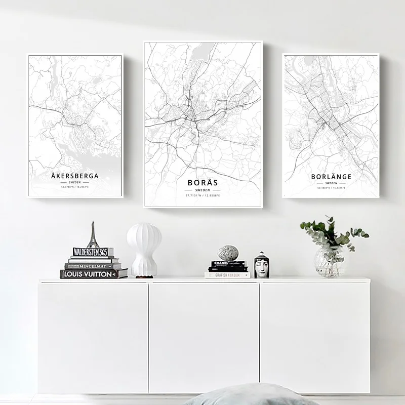 Художественный плакат на холсте с изображением города шведский, бора, эскилстура, фалуна, гавла, Современная Карта города Швеции, настенное ... 
Художественный плакат на холсте с изображением города шведский, бора, эскилстура, фалуна, гавла, Современная Карта города Швеции, настенное ...