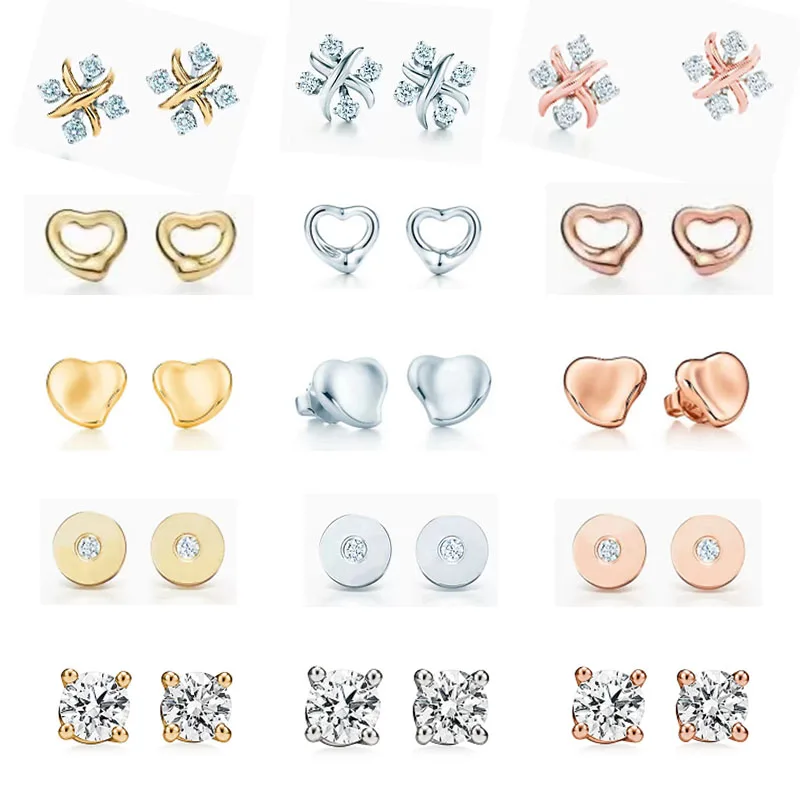 New 925 Silver High Quality Original Luxury Brand Charm Fashion Jewelry Women's Heart Tif Earrings Party Valentine's Day Gift
New 925 Silver High Quality Original Luxury Brand Charm Fashion Jewelry Women's Heart Tif Earrings Party Valentine's Day Gift