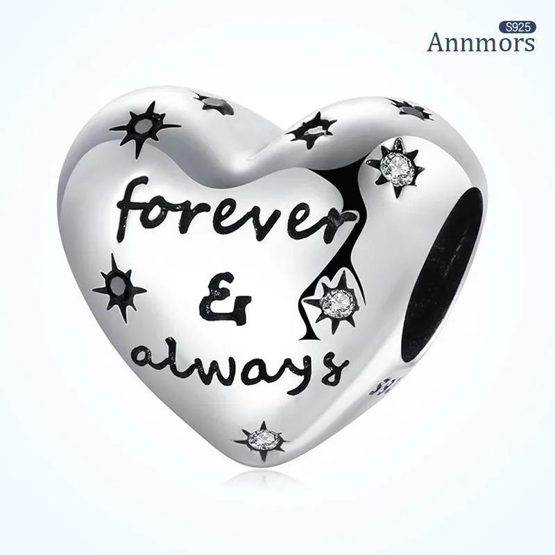 Bracelet Pendant Forever Heart Shaped Silver Zircon Sun Engraved Silver Plated Fits Pandora Original Bracelet Beads Charms
Bracelet Pendant Forever Heart Shaped Silver Zircon Sun Engraved Silver Plated Fits Pandora Original Bracelet Beads Charms