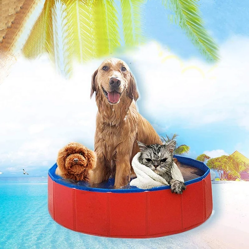 Foldable Pet Dogs Swimming Pool Puppy Bathing Tub Red Children Kid Paddling Pool Ball Water Ponds Dia 80cm
Foldable Pet Dogs Swimming Pool Puppy Bathing Tub Red Children Kid Paddling Pool Ball Water Ponds Dia 80cm