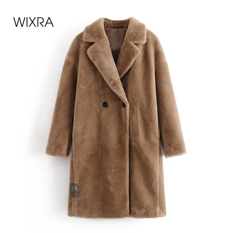 Wixra Womens Coat Ladies Faux Mink Fur Outwear Long Jacket Loose Street Style Warm Overcoat Autumn Winter
Wixra Womens Coat Ladies Faux Mink Fur Outwear Long Jacket Loose Street Style Warm Overcoat Autumn Winter