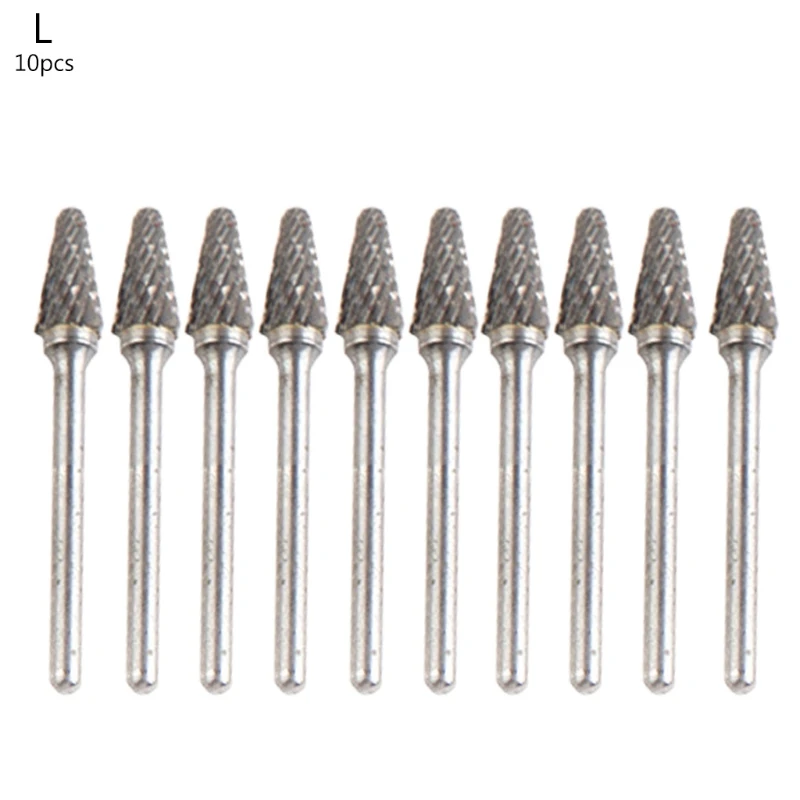10pcs Tungsten Carbide Steel Rotary Burrs Set Grinding Head Rotary File for Electric Grinder Wind Mill Accessories Spare Parts
10pcs Tungsten Carbide Steel Rotary Burrs Set Grinding Head Rotary File for Electric Grinder Wind Mill Accessories Spare Parts
