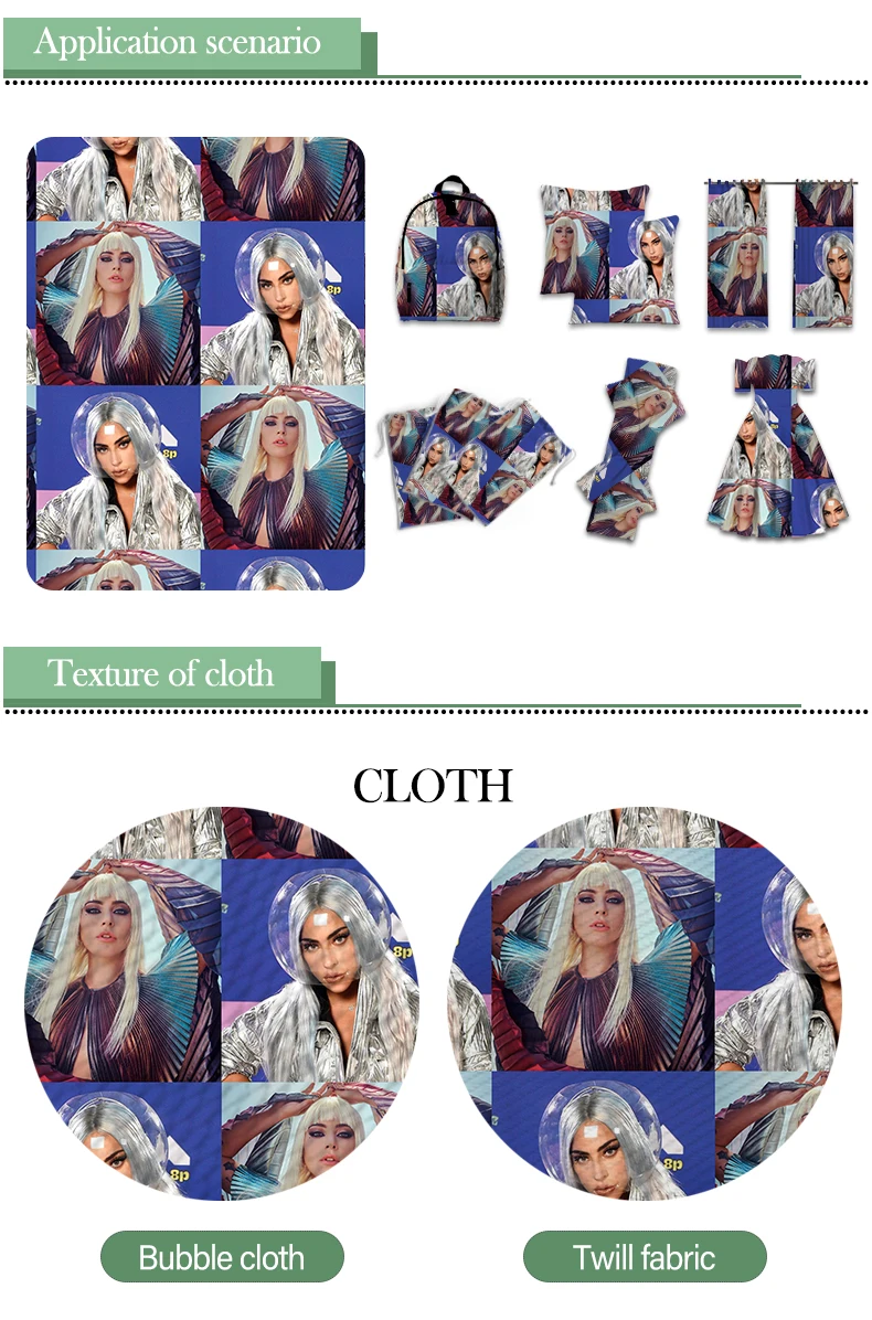 Famous Star Gaga Polyester Cotton Fabric for Kids Clothes Hometextile Curtain Cushion Cover DIY 50*145CM
Famous Star Gaga Polyester Cotton Fabric for Kids Clothes Hometextile Curtain Cushion Cover DIY 50*145CM
