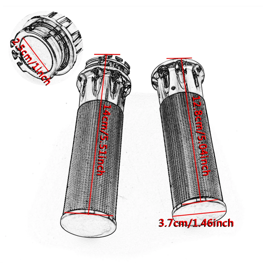 Black Motorcycle 1"25mm Hand Grips Aluminum For Harley Sportster 883 1200 XL VRSC Touring Dyna Softail Custom 96-UP Handle Grips
Black Motorcycle 1"25mm Hand Grips Aluminum For Harley Sportster 883 1200 XL VRSC Touring Dyna Softail Custom 96-UP Handle Grips