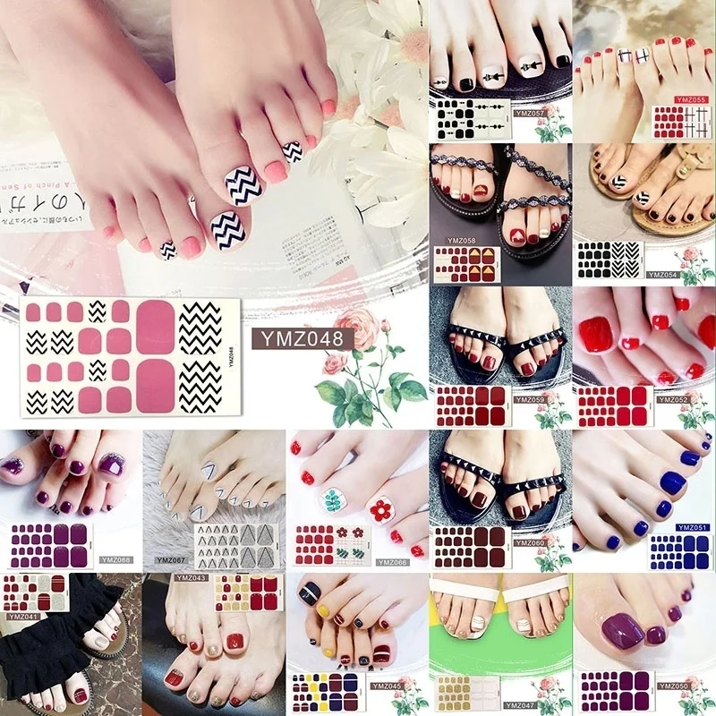 LADY KINDOM DIY 3D Toenail Sticker Petal Solid color Wave Toenail Strips Waterproof Nail Patch Environmental Toenail Foils Wraps
LADY KINDOM DIY 3D Toenail Sticker Petal Solid color Wave Toenail Strips Waterproof Nail Patch Environmental Toenail Foils Wraps