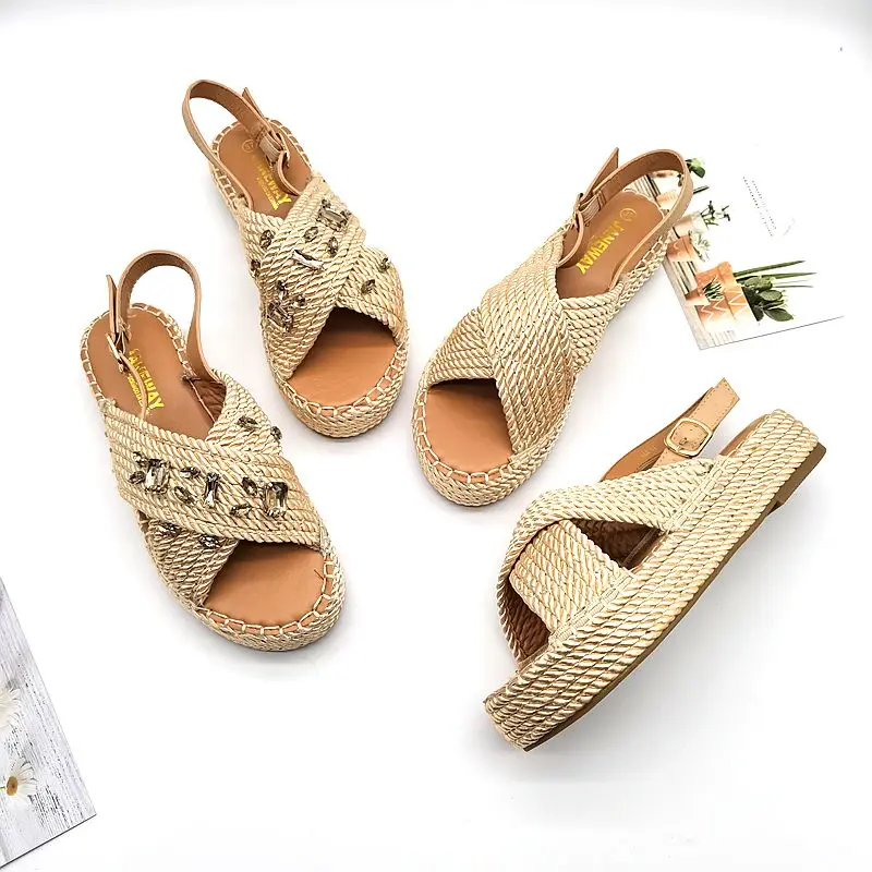 Comfort Shoes for Women Luxury Sandals Breathable Strappy Heels Cross-Shoes Large Size Suit Female Beige Fashion Rhinestone Big
Comfort Shoes for Women Luxury Sandals Breathable Strappy Heels Cross-Shoes Large Size Suit Female Beige Fashion Rhinestone Big