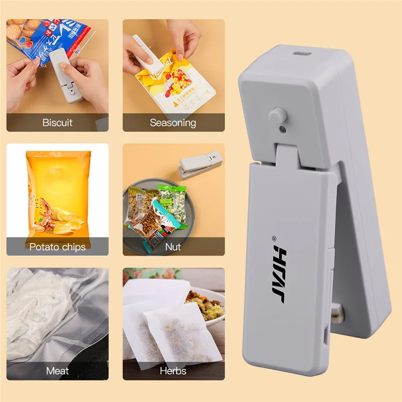 JVJH Household Food Vacuum Sealing Packaging Machine Sealer Vacuum Packer Food Saver Kitchen Food Snacks Seal Packaging Tool
JVJH Household Food Vacuum Sealing Packaging Machine Sealer Vacuum Packer Food Saver Kitchen Food Snacks Seal Packaging Tool
