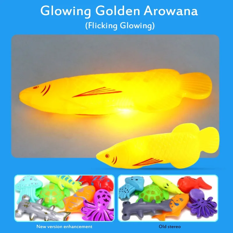 Children's Magnetic Fishing Toys Child Water Toys Simulation Fishing Rods Kids Fishing Toy Parent-child Interactive Game Stuff
Children's Magnetic Fishing Toys Child Water Toys Simulation Fishing Rods Kids Fishing Toy Parent-child Interactive Game Stuff