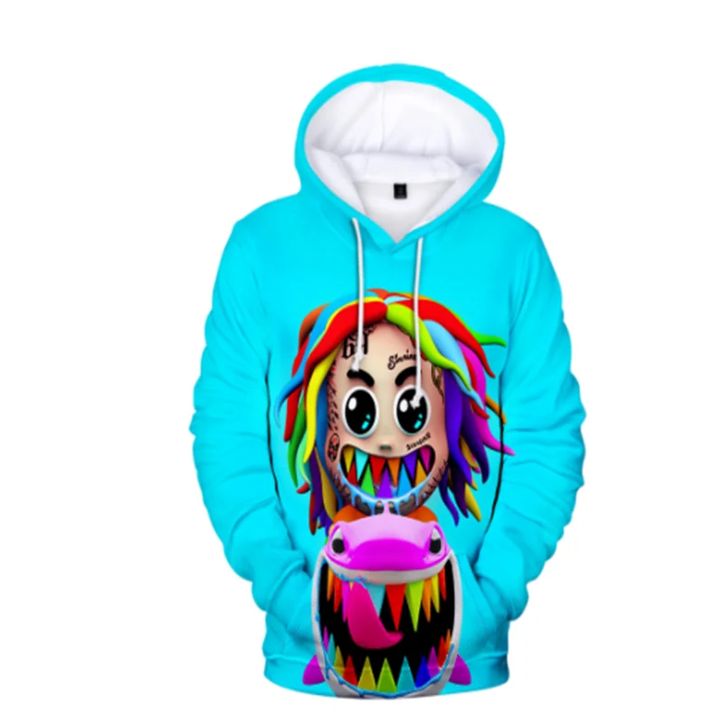 Hot Autumn 6IX9INE 3d Printed Hoodies Men's Women's Pullover Hip Hop Fashion GOOBA Boys and Girls Casual
Hot Autumn 6IX9INE 3d Printed Hoodies Men's Women's Pullover Hip Hop Fashion GOOBA Boys and Girls Casual