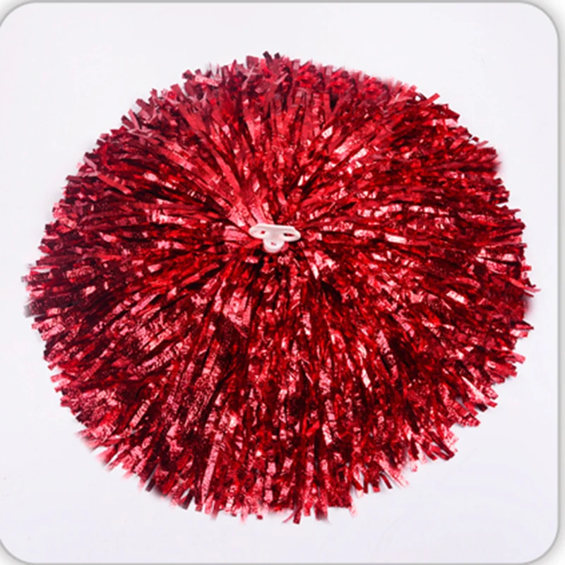 1 Pair Non Fading Metallic Streamer Pompoms Cheerleading Cheerleader Pompom Ball Dance Party Cheer Pom Club Decor 
1 Pair Non Fading Metallic Streamer Pompoms Cheerleading Cheerleader Pompom Ball Dance Party Cheer Pom Club Decor