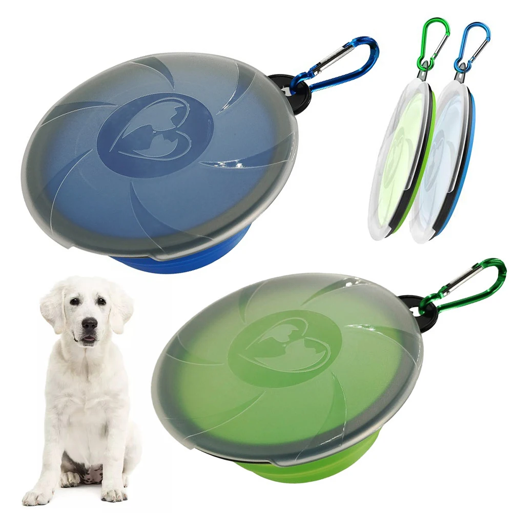 Dog Bowls Travel Collapsible Dog Water Bowl Portable Foldaway Food Dish with Lid and Carabiner BPA-Free Washable Pet Food Contai
Dog Bowls Travel Collapsible Dog Water Bowl Portable Foldaway Food Dish with Lid and Carabiner BPA-Free Washable Pet Food Contai
