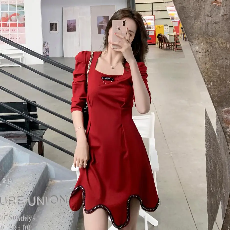 Make summer five new cultivate one's morality show thin sleeve dress the woman get the a-line skirt
Make summer five new cultivate one's morality show thin sleeve dress the woman get the a-line skirt