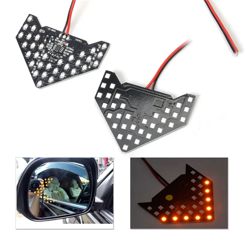 Ultra Long Lifespan Fashion Arrows Panel Car Side Mirror New 33SMD LED Low Consumption High Bright Turn Signal Light 12V#265758
Ultra Long Lifespan Fashion Arrows Panel Car Side Mirror New 33SMD LED Low Consumption High Bright Turn Signal Light 12V#265758