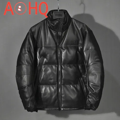 Мужская куртка из натуральной воловьей кожи, зимнее пальто из овчины, мужские пуховики большого размера, теплые стильные парки, 2021 мужские к...
Мужская куртка из натуральной воловьей кожи, зимнее пальто из овчины, мужские пуховики большого размера, теплые стильные парки, 2021 мужские к...