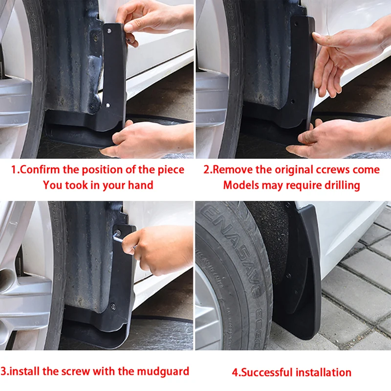 SPEWPRP Car Mudflap Fender Mud Guard Splash Flaps Mudguards For Volkswagen VW Transporter T5 T6 Caravelle Multivan 2016-2019
SPEWPRP Car Mudflap Fender Mud Guard Splash Flaps Mudguards For Volkswagen VW Transporter T5 T6 Caravelle Multivan 2016-2019