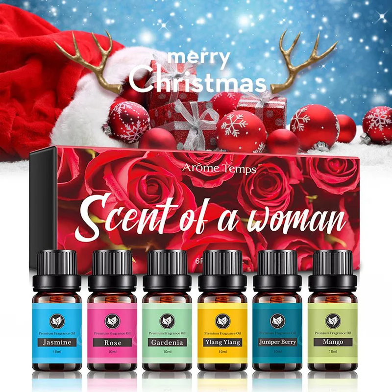 Wholesale Aromatherapy Diffuser Oils 10ml Essential Oils 6pcs Set For Women Thanksgiving Christmas Holiday Birthday Gift
Wholesale Aromatherapy Diffuser Oils 10ml Essential Oils 6pcs Set For Women Thanksgiving Christmas Holiday Birthday Gift