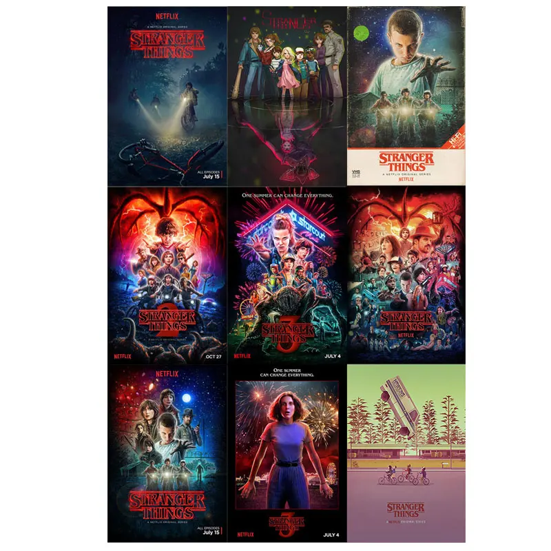 Stranger Things Season 3 Movie Posters And Prints Retro Tv Figure Canvas Painting Living Room Wall Art Pictures Home Decoration
Stranger Things Season 3 Movie Posters And Prints Retro Tv Figure Canvas Painting Living Room Wall Art Pictures Home Decoration
