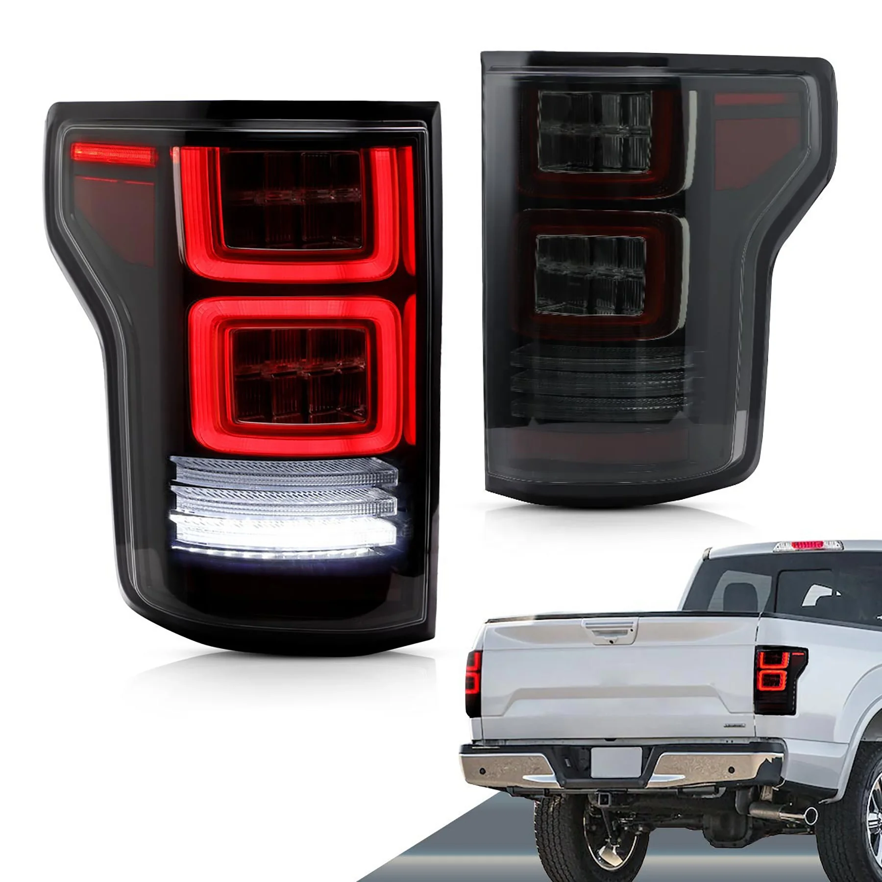 Задние Светодиодный Фонари в сборе, совместимые с Ford F-150 F150 2015 2016 2017 2018 2019
Задние Светодиодный Фонари в сборе, совместимые с Ford F-150 F150 2015 2016 2017 2018 2019