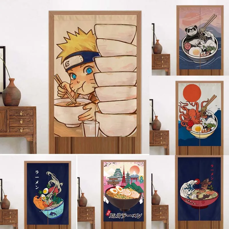 Japanese Style Door Curtain Ramen Noodle Restaurant Kitchen Open Partition Cartoon Punch-Free Fabric Cloth With Telescopic Rod
Japanese Style Door Curtain Ramen Noodle Restaurant Kitchen Open Partition Cartoon Punch-Free Fabric Cloth With Telescopic Rod