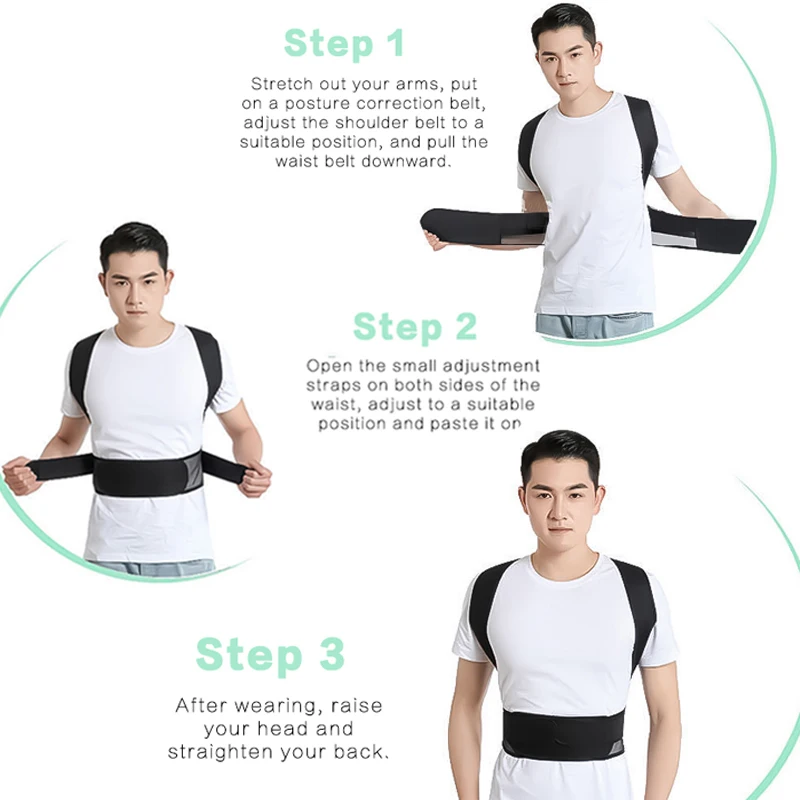 Back Waist Posture Corrector Adjustable Adult Correction Sweat Belt Waist Trainer Shoulder Lumbar Brace Spine Support Belt Vest
Back Waist Posture Corrector Adjustable Adult Correction Sweat Belt Waist Trainer Shoulder Lumbar Brace Spine Support Belt Vest