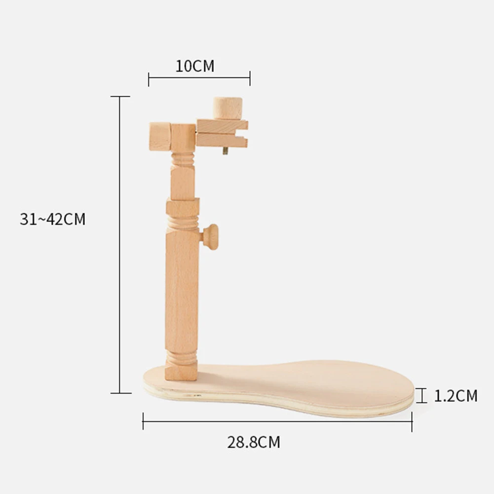 Wooden Embroidery Stand Adjustable Height Desktop Stand Cross Stitch Stand Holder Hoop No Include
Wooden Embroidery Stand Adjustable Height Desktop Stand Cross Stitch Stand Holder Hoop No Include