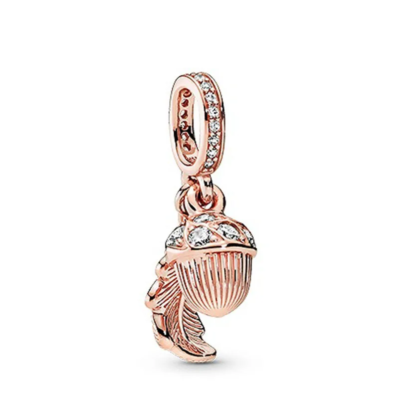 100% 925 Sterling Silver Charm Rose Gold Acorn And Falling Leaves Pendant Fit Pandora Women Bracelet & Necklace Diy Jewelry
100% 925 Sterling Silver Charm Rose Gold Acorn And Falling Leaves Pendant Fit Pandora Women Bracelet & Necklace Diy Jewelry