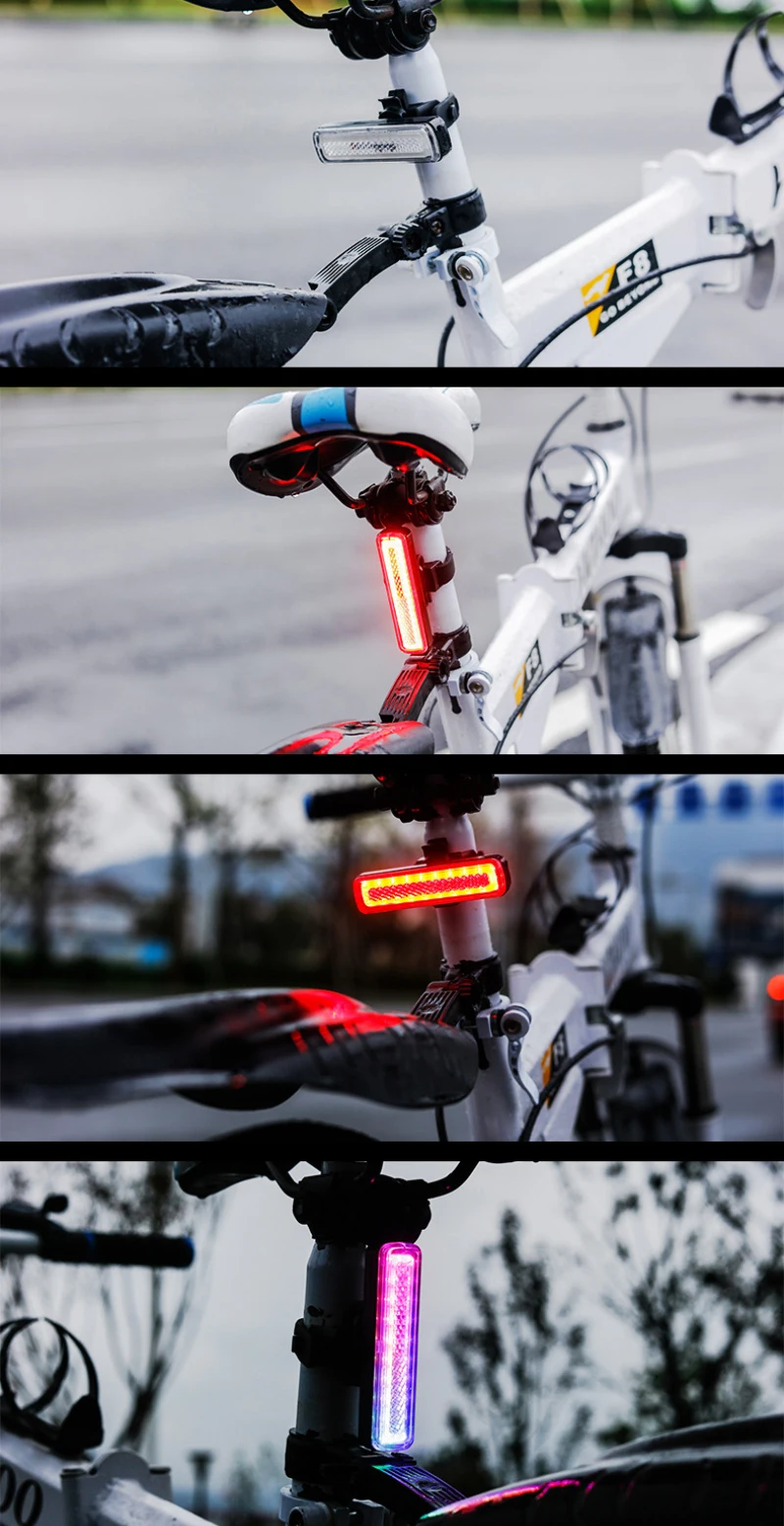 New OB Lamp Bead Bike Light LED Warning USB Rechargeable Bicycle Tail Light 14 Lighting Modes Outdoor Cycling Equipment
New OB Lamp Bead Bike Light LED Warning USB Rechargeable Bicycle Tail Light 14 Lighting Modes Outdoor Cycling Equipment