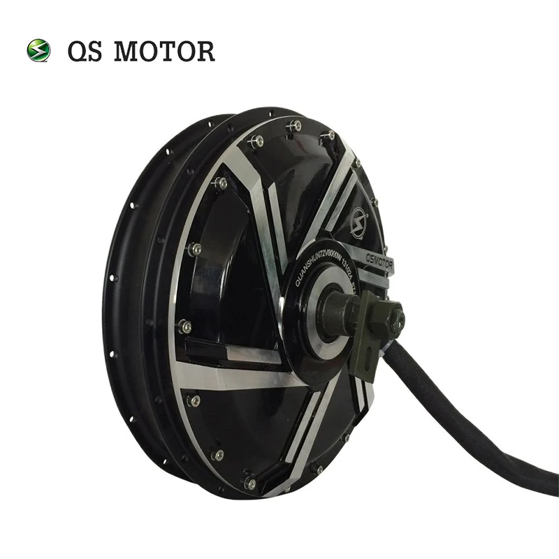 

QS Motor 4000W 273 40H V2 72v 80kph Electric Bicycle Spoke Motor E-Motorcycle BLDC Motor