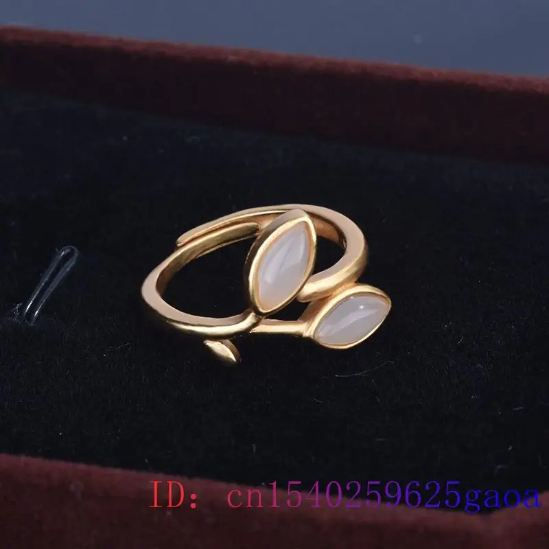 Natural White Jade Ring Men Chalcedony Women Charm Jewelry 925 Silver Gifts Fashion Amulet
Natural White Jade Ring Men Chalcedony Women Charm Jewelry 925 Silver Gifts Fashion Amulet