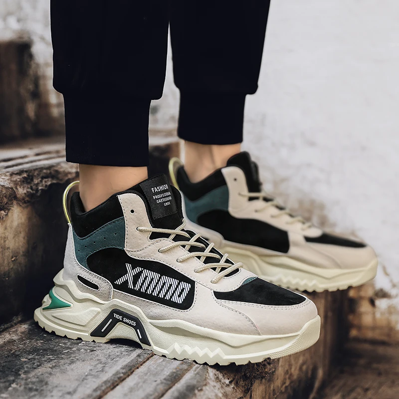 Мужские высокие кроссовки для бега и баскетбола, на толстой подошве, Осень-зима 2021
Мужские высокие кроссовки для бега и баскетбола, на толстой подошве, Осень-зима 2021