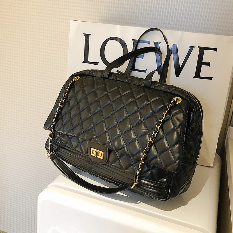 High Quality Rhombic Women's Bag 2020 New Fashion Large Capacity Chain Shoulder Bag Women's Net Red Handbag
High Quality Rhombic Women's Bag 2020 New Fashion Large Capacity Chain Shoulder Bag Women's Net Red Handbag
