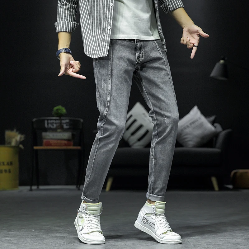 splice Designer New Fashion Men Denim Pants Straight Fit Jeans Homme Cotton High Quality Trousers
splice Designer New Fashion Men Denim Pants Straight Fit Jeans Homme Cotton High Quality Trousers