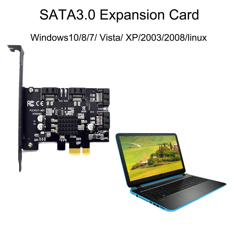 Плата расширения контроллера PCI-E к SATA, 4 порта, 6 ГБ, карта расширения Райзера, карта расширения IPFS для майнинга жестких дисков 88SE9215
Плата расширения контроллера PCI-E к SATA, 4 порта, 6 ГБ, карта расширения Райзера, карта расширения IPFS для майнинга жестких дисков 88SE9215