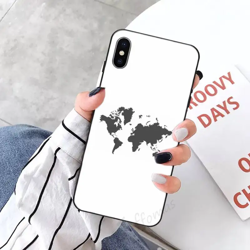 Black line simple airplane world map Phone Case Candy Color for iPhone 6 7 8 11 12 s mini pro X XS XR MAX Plus
Black line simple airplane world map Phone Case Candy Color for iPhone 6 7 8 11 12 s mini pro X XS XR MAX Plus