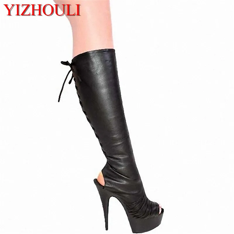 new arrival Classic high heels cool boots sexy open toe cutout sexy knee high boots dance shoes 15cm
new arrival Classic high heels cool boots sexy open toe cutout sexy knee high boots dance shoes 15cm