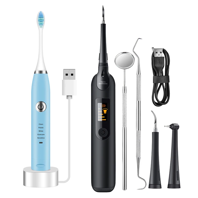 Electric Portable Sonic Dental Scaler Tooth Calculus Remover Tooth Stains Tartar Tool Dentist Whiten Teeth Health Hygiene
Electric Portable Sonic Dental Scaler Tooth Calculus Remover Tooth Stains Tartar Tool Dentist Whiten Teeth Health Hygiene