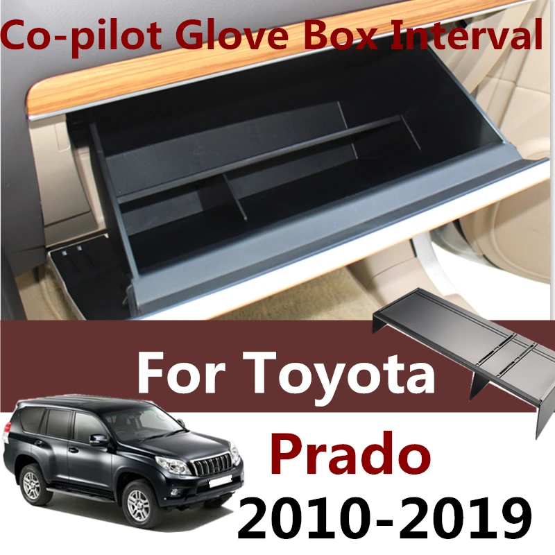 Car Storage Partition Tidying Box Co-pilot Glove Box Interval For Toyota Prado 2010-2019 Car Glove Storage Accessories 
Car Storage Partition Tidying Box Co-pilot Glove Box Interval For Toyota Prado 2010-2019 Car Glove Storage Accessories