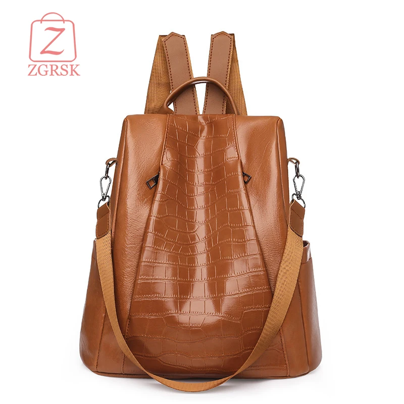 Fashion Alligator Women Backpacks High Quality PU Leather Anti-theft Ladies Backpack School Bags Large Capacity Female Backpacks
Fashion Alligator Women Backpacks High Quality PU Leather Anti-theft Ladies Backpack School Bags Large Capacity Female Backpacks