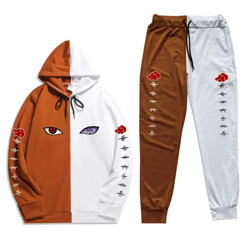 Anime Printing The Sharingan Double Color Hoodies Pullover and Pants Sweatshirt Harajuku Hip Hop Thin Clothing 2 Piece Sets
Anime Printing The Sharingan Double Color Hoodies Pullover and Pants Sweatshirt Harajuku Hip Hop Thin Clothing 2 Piece Sets