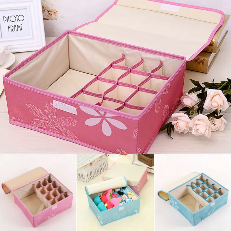 Closet Foldable Organizer Drawer Storage Box Case For Bra Ties Underwear Socks
Closet Foldable Organizer Drawer Storage Box Case For Bra Ties Underwear Socks