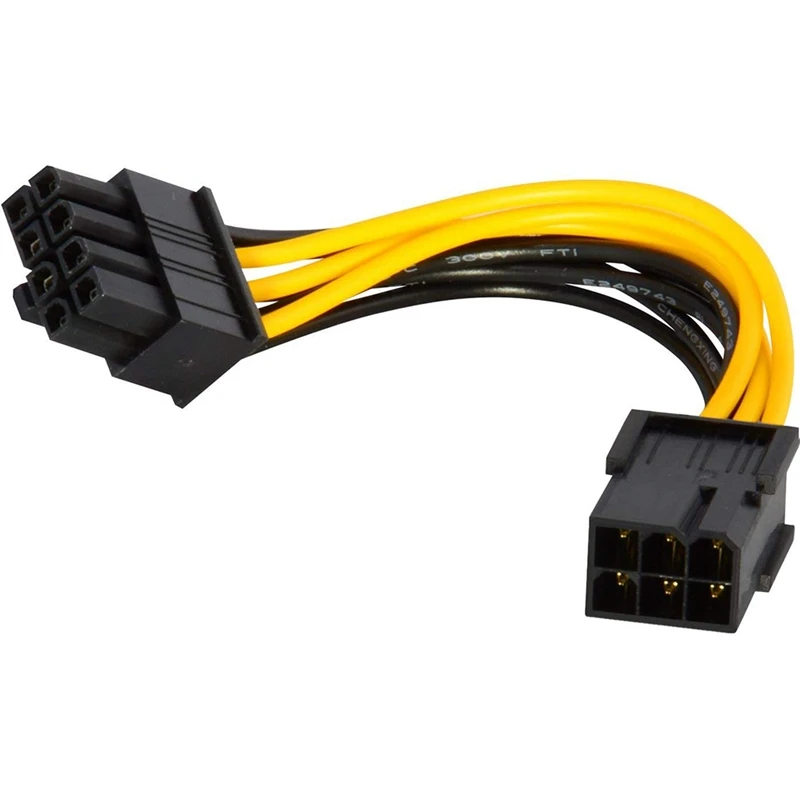 10 шт. 6 Pin Feamle к 8 Pin Male PCI Express кабель преобразователя питания ЦП видеокарта 6 Pin к 8 Pin PCIE кабель питания
10 шт. 6 Pin Feamle к 8 Pin Male PCI Express кабель преобразователя питания ЦП видеокарта 6 Pin к 8 Pin PCIE кабель питания