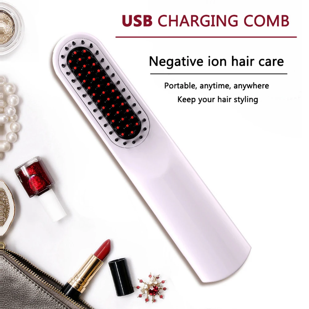 Hair Straight Comb USB Wireless Hair Brush Comb Portable Electric Hair Beard Straightener Styling Tools
Hair Straight Comb USB Wireless Hair Brush Comb Portable Electric Hair Beard Straightener Styling Tools