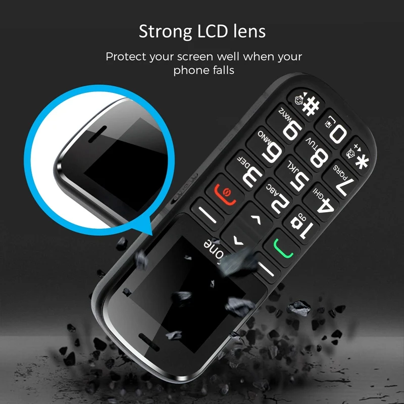 Artfone CS182 Big Button Mobile Phone Senior Unlocked with Dock and 1400mAh Battery. SOS Torch Side Butt | Мобильные телефоны и