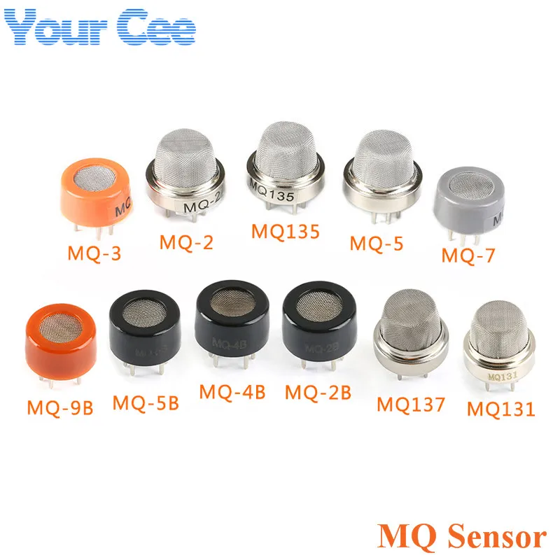 MQ Sensor Gas Sensor MQ135 MQ-2 MQ-3 MQ-5 MQ-7 MQ-9 MQ-4 MQ137 MQ131 Detecting CO CO2 Smoke Methane Liquefied MQ Series DIY Kit
MQ Sensor Gas Sensor MQ135 MQ-2 MQ-3 MQ-5 MQ-7 MQ-9 MQ-4 MQ137 MQ131 Detecting CO CO2 Smoke Methane Liquefied MQ Series DIY Kit