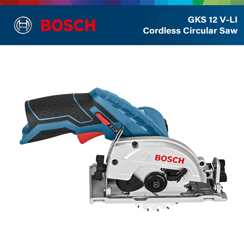 

Циркулярная пила Bosch GKS, электрическая циркулярная пила с перезаряжаемым литиевым аккумулятором 12 В, бытовой деревообрабатывающий режущий ...