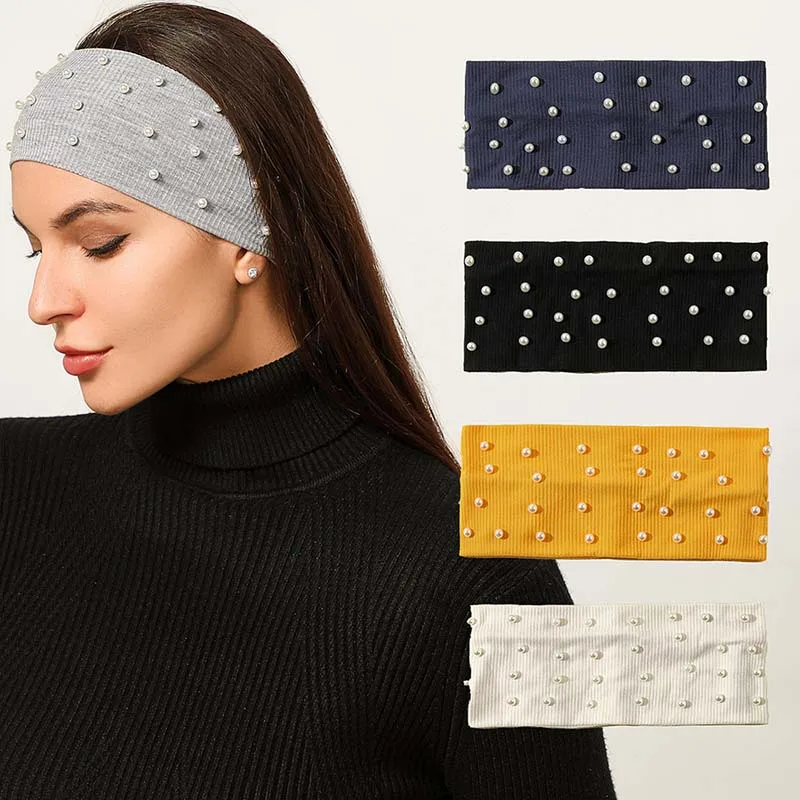Oaoleer Winter Warm Knitted Headband Pearl Hairbands Wool Warm Turban Women Elastic Hairbands Fashion Girls Hair Accessories
Oaoleer Winter Warm Knitted Headband Pearl Hairbands Wool Warm Turban Women Elastic Hairbands Fashion Girls Hair Accessories
