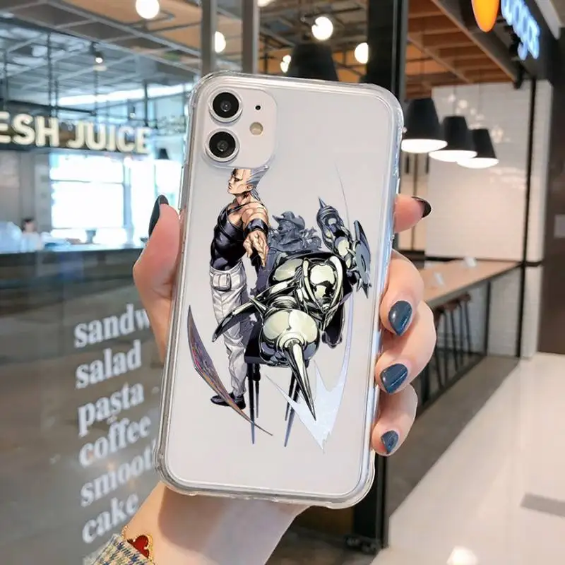JOJOS BIZARRE ADVENTURE OVER HEAVEN Phone Case Transparent for iPhone 11 12 mini pro XS MAX 8 7 6 6S Plus X 5S SE 2020 XR
JOJOS BIZARRE ADVENTURE OVER HEAVEN Phone Case Transparent for iPhone 11 12 mini pro XS MAX 8 7 6 6S Plus X 5S SE 2020 XR