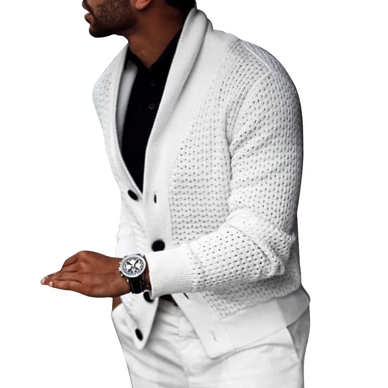Autumn Men's Cardigan Hollow Out Solid V-neck Single Breasted Casual Fashion Washable Male Sweater
Autumn Men's Cardigan Hollow Out Solid V-neck Single Breasted Casual Fashion Washable Male Sweater
