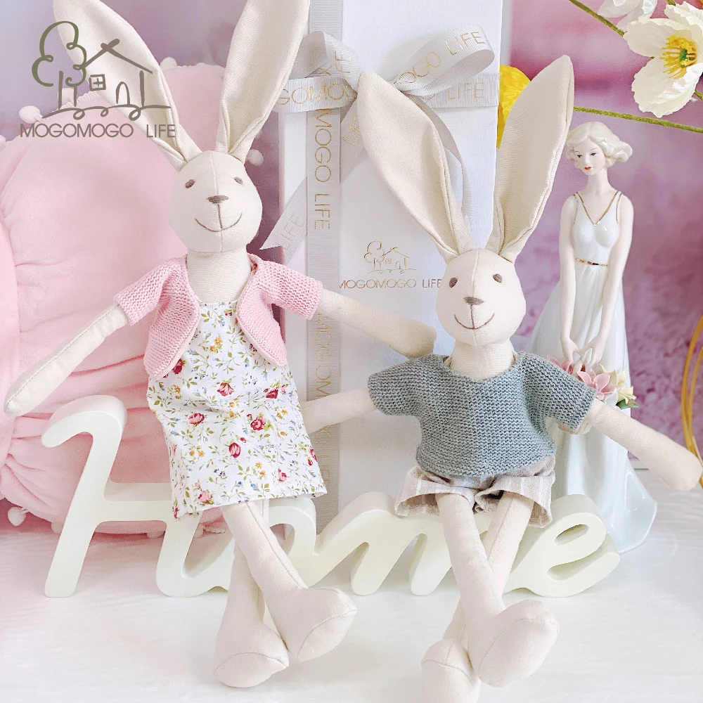 Luxury Rabbit Cloth Doll with Removable Clothes Fashion Decorative Doll Cotton Linen Boy Bunny Soft Toy
Luxury Rabbit Cloth Doll with Removable Clothes Fashion Decorative Doll Cotton Linen Boy Bunny Soft Toy